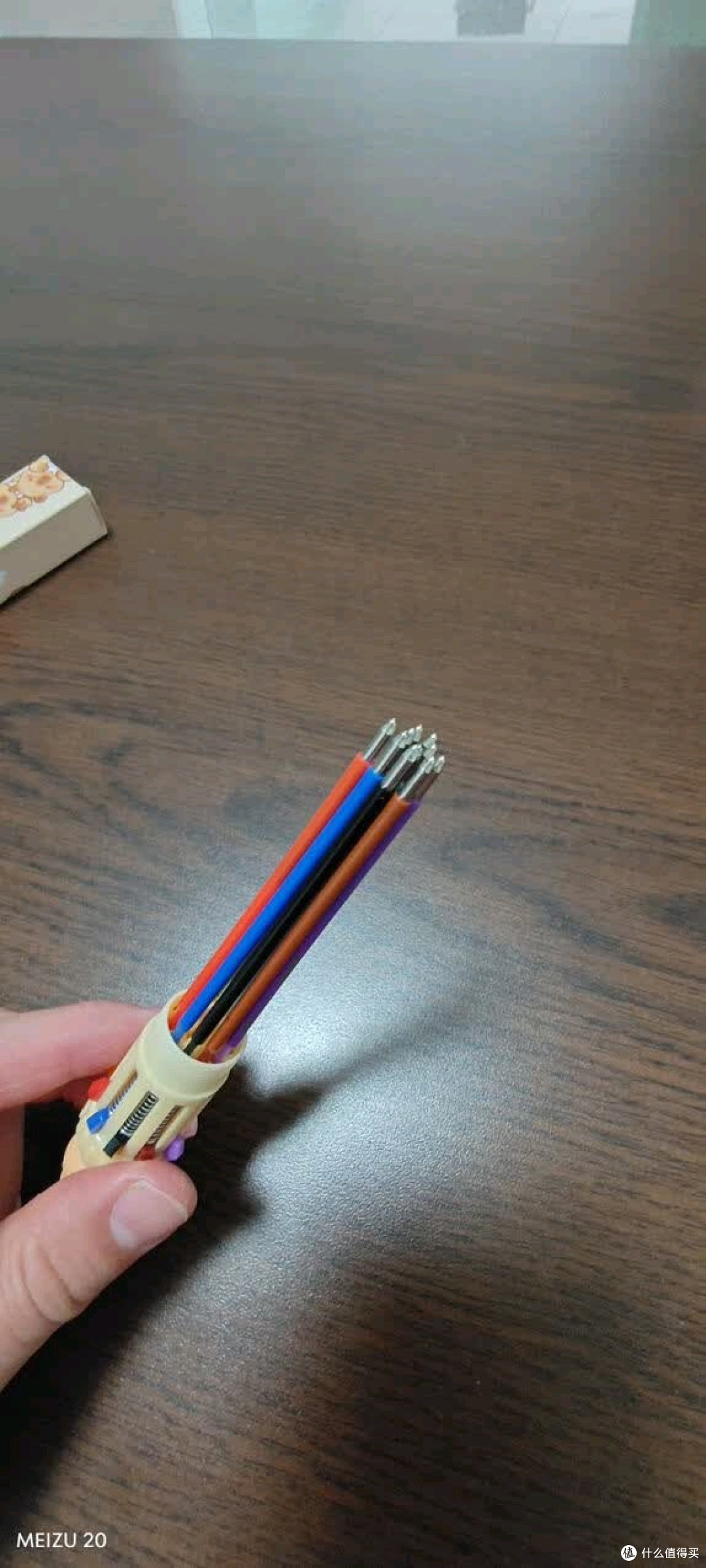 少年伴中性笔圆珠笔卡通可爱十色按动彩色