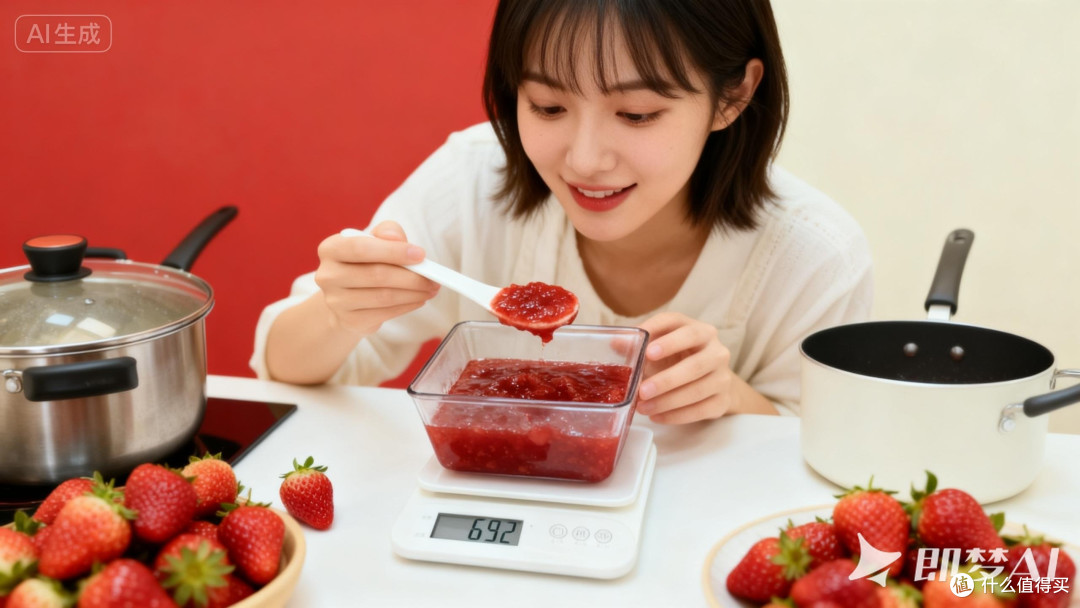 晨光里的红宝石:手作草莓酱,给生活涂一抹亮色