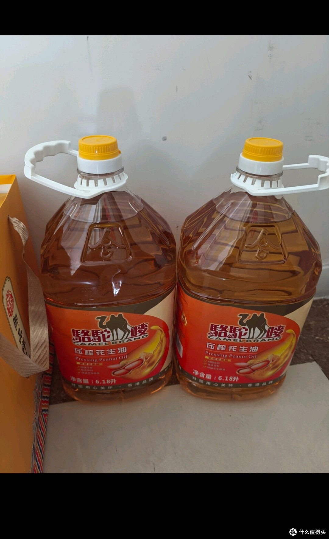 骆驼唛【保真花生油】一级物理压榨特香花生油6.18L 中国香港品牌