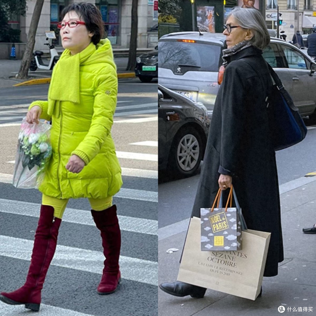 看国内中老年穿衣,再看法国女人,悟了:尽量少穿羽绒服、冲锋衣