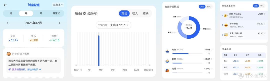 咔皮记账：无痛记账体验