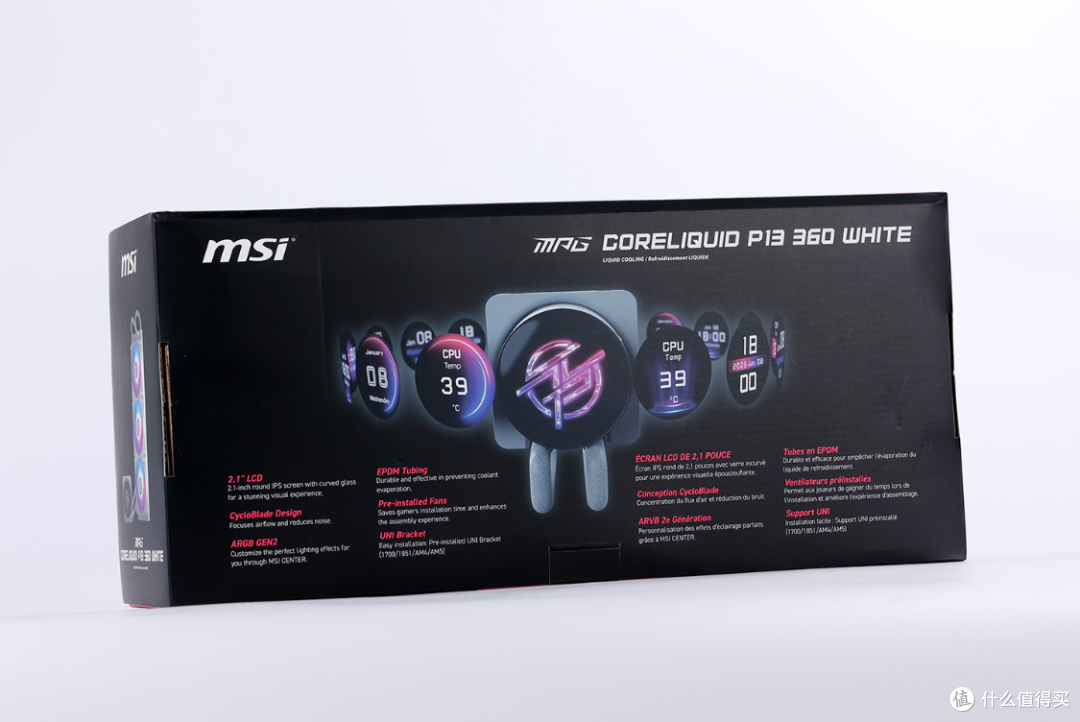 性能颜值MAX，易安装+藏线设计：微星MPG CORELIQUID P13 360实测
