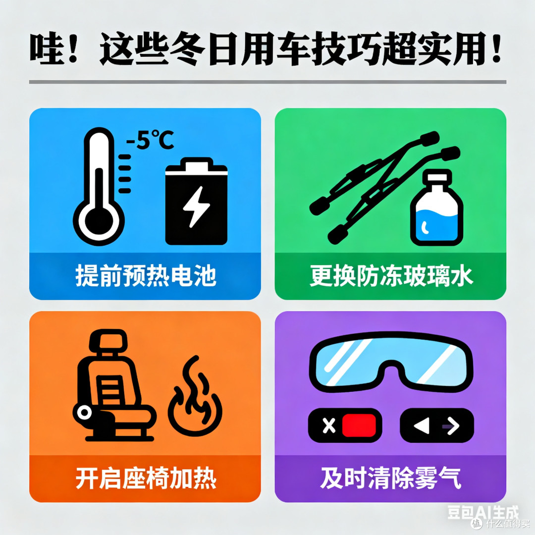 哇！这些冬日用车技巧超实用！