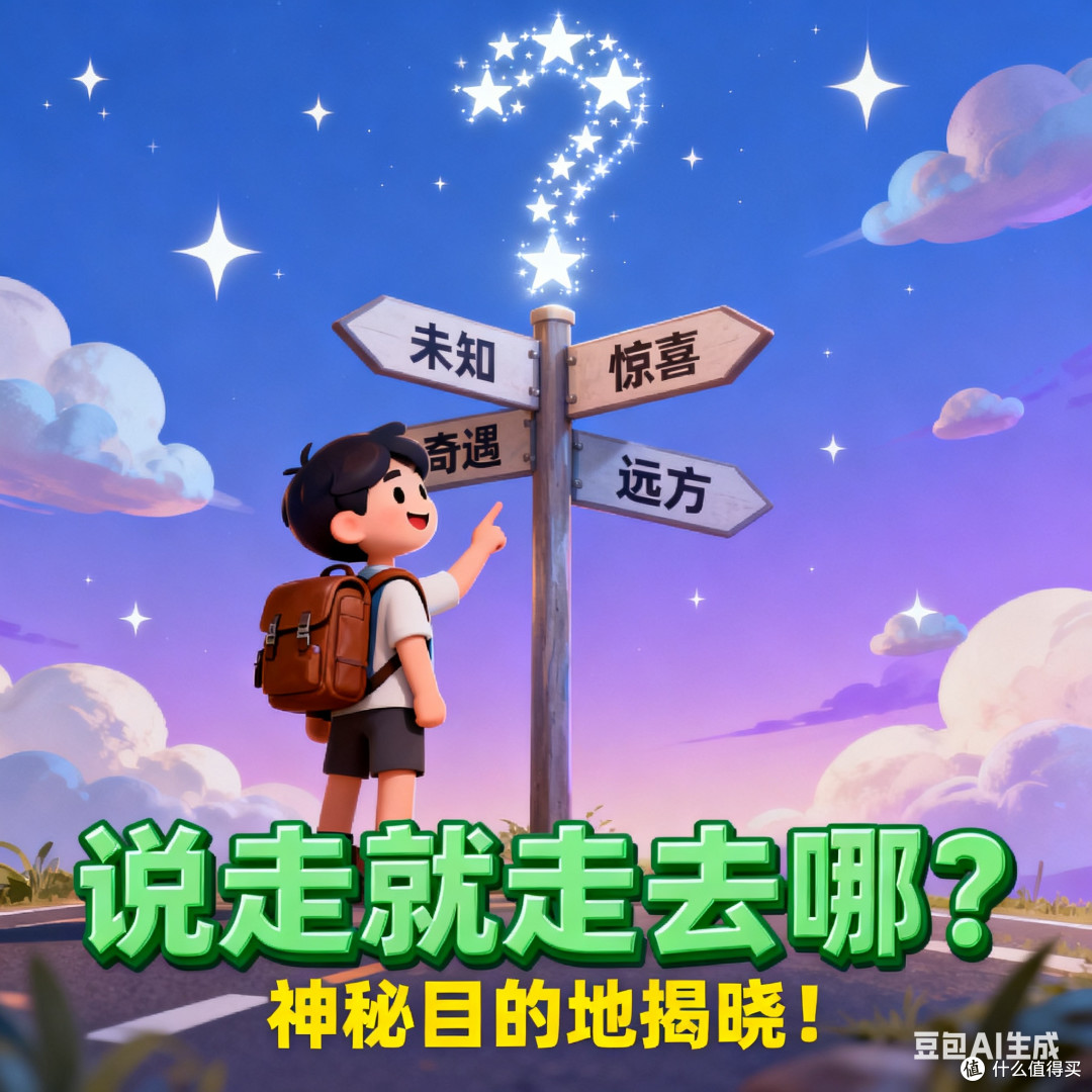 说走就走去哪？神秘目的地揭晓！