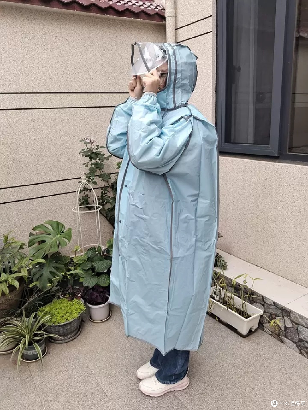 学生专用加厚雨衣,从小学用到初中都没问题