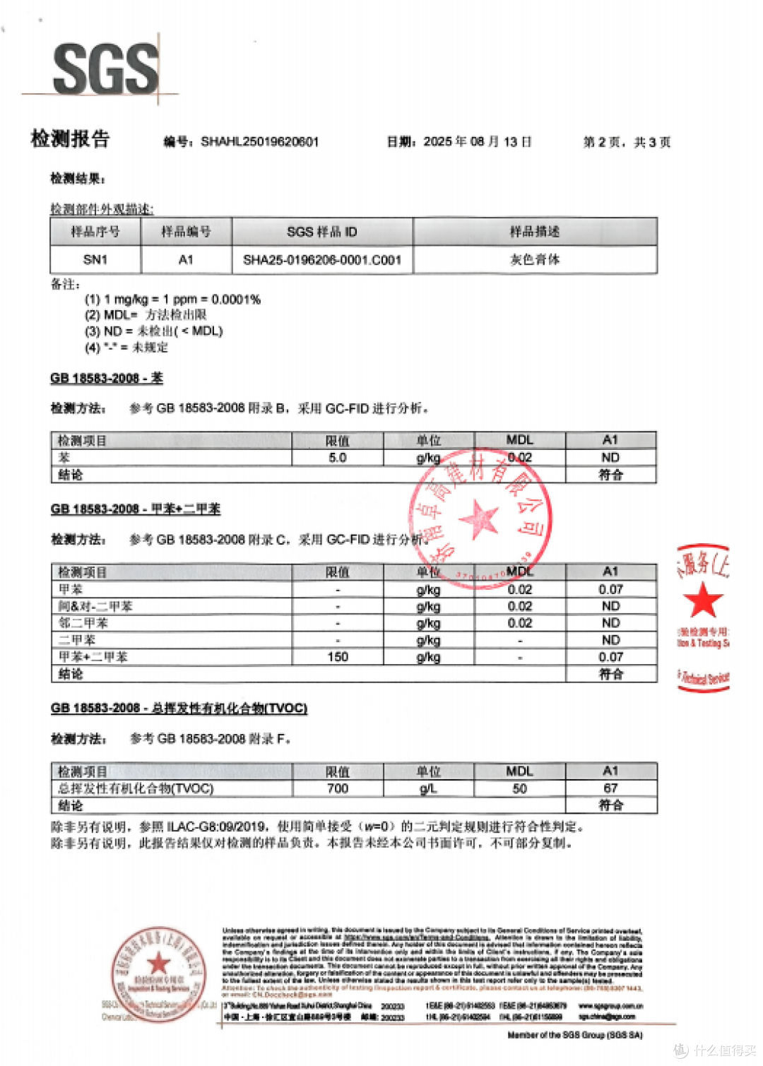 卓高伴侣聚脲美缝检测报告