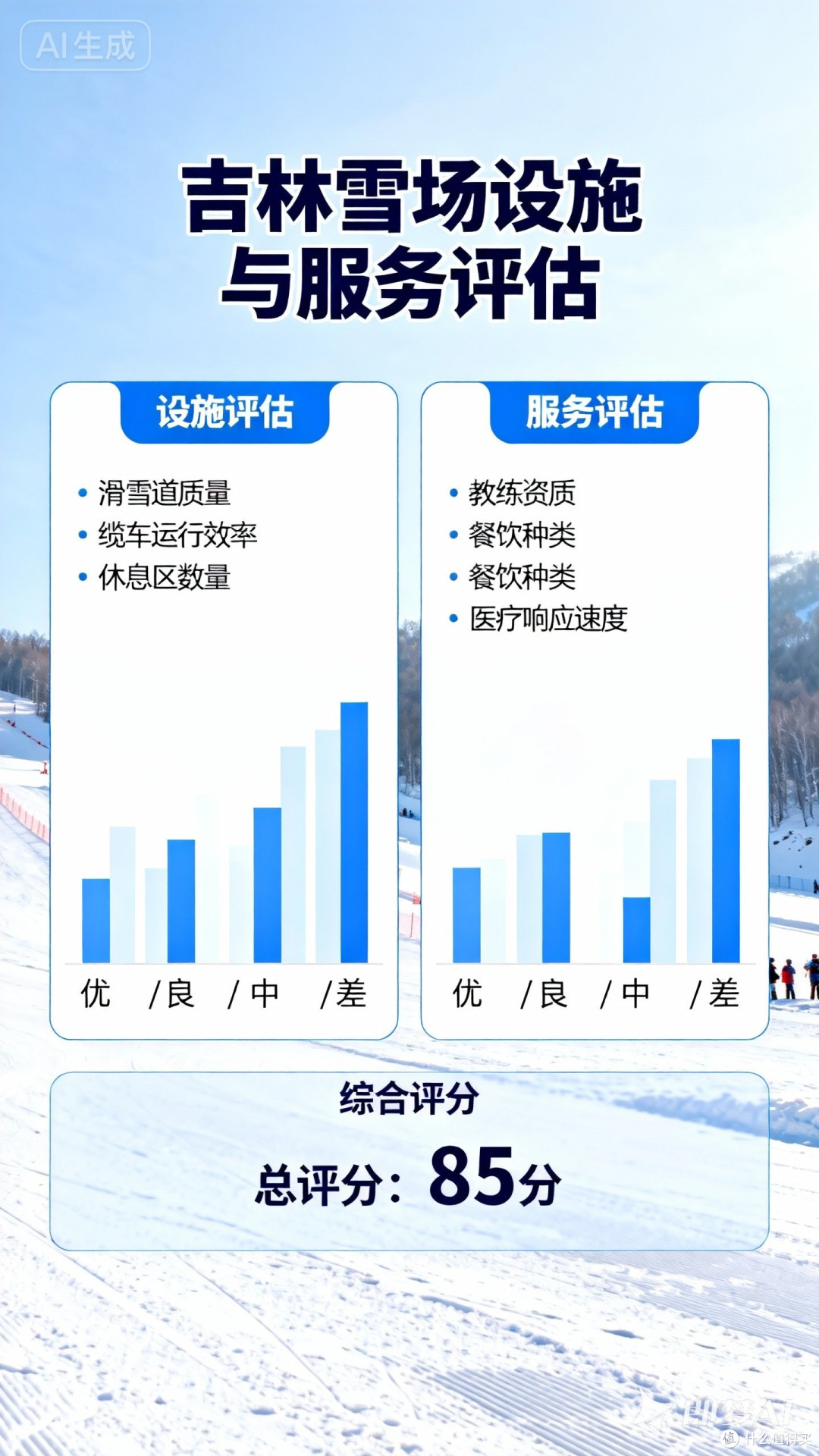 吉林雪场设施与服务评估