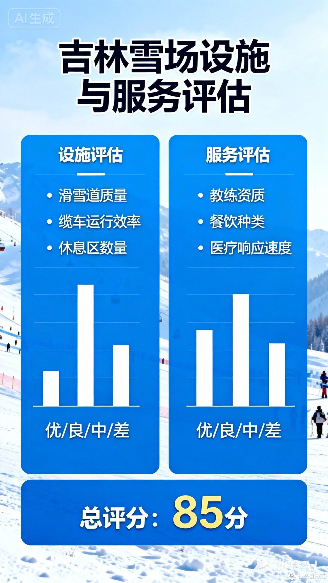 吉林雪场设施与服务评估