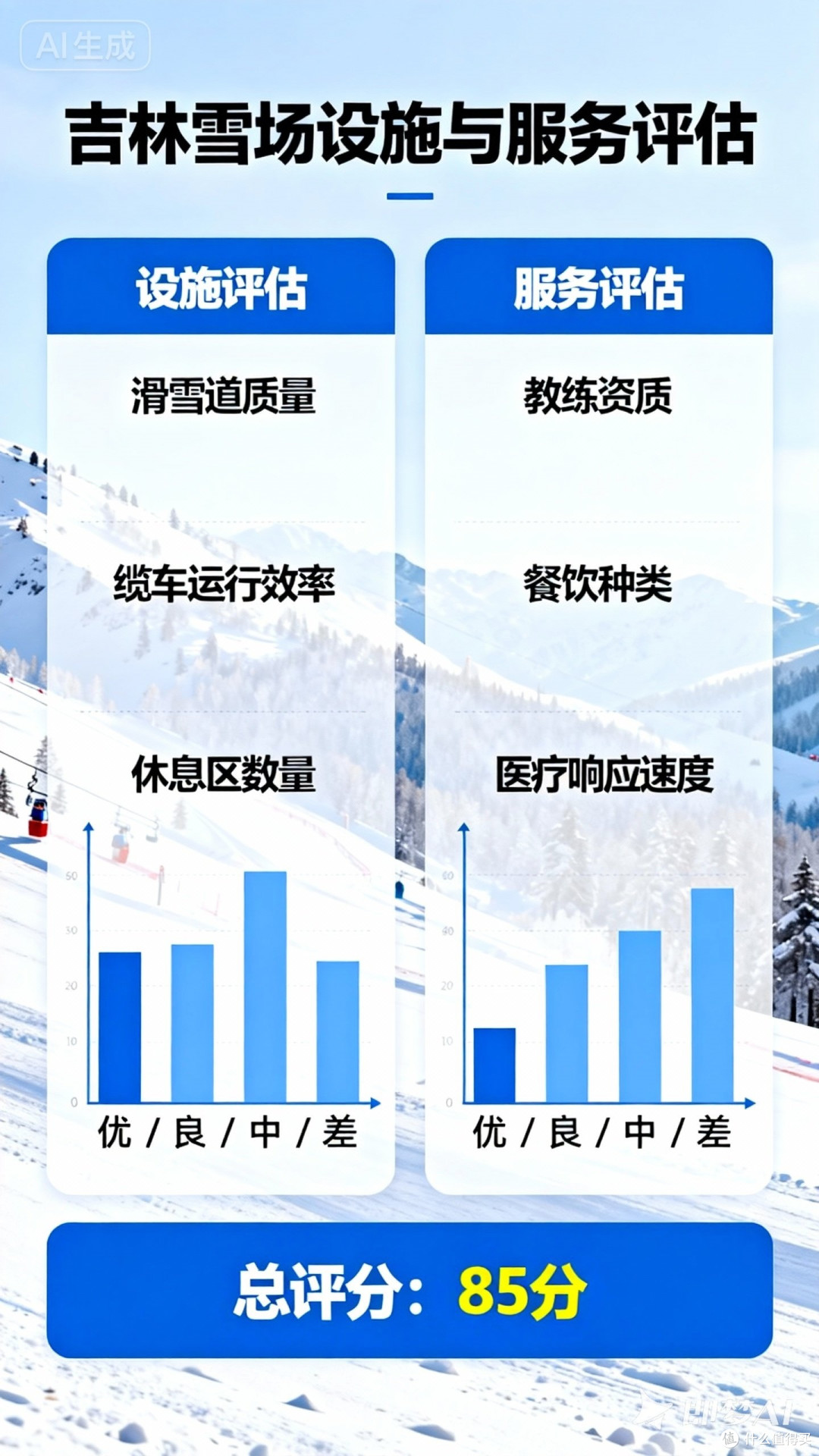 吉林雪场设施与服务评估