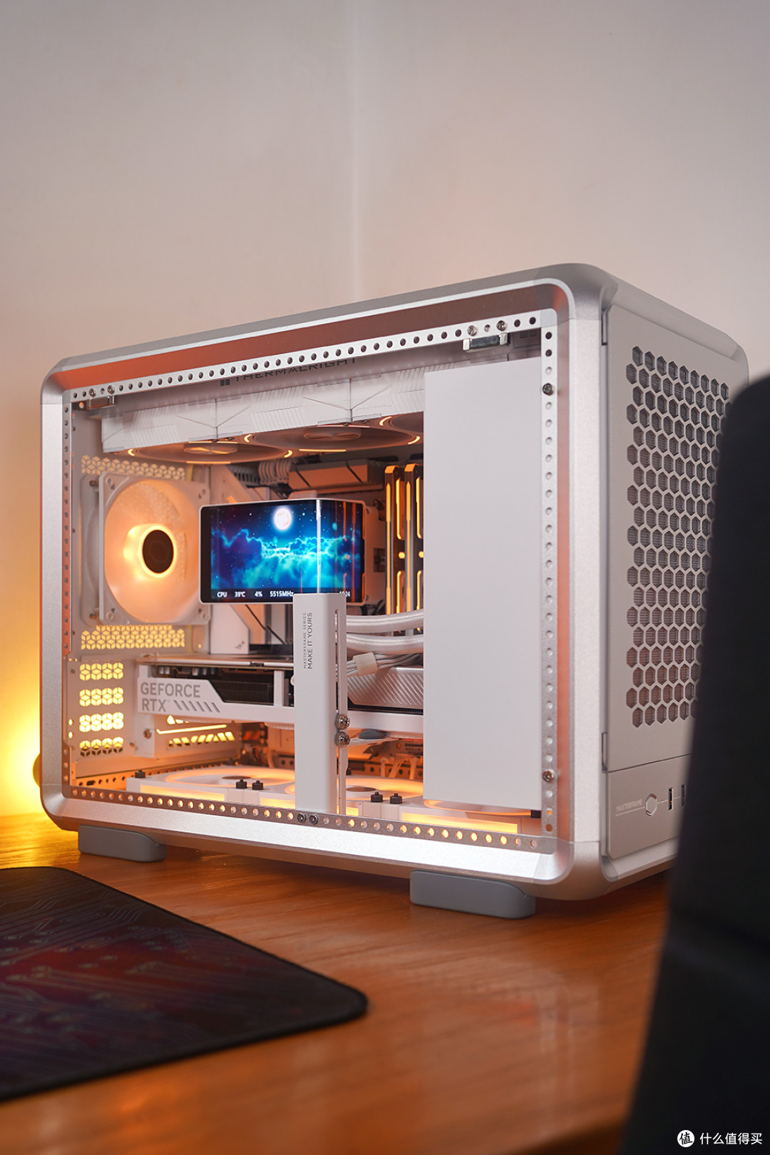 双12装机方案:吹雪B850G+RTX 5070+9900X+酷冷MF400机箱装机分享
