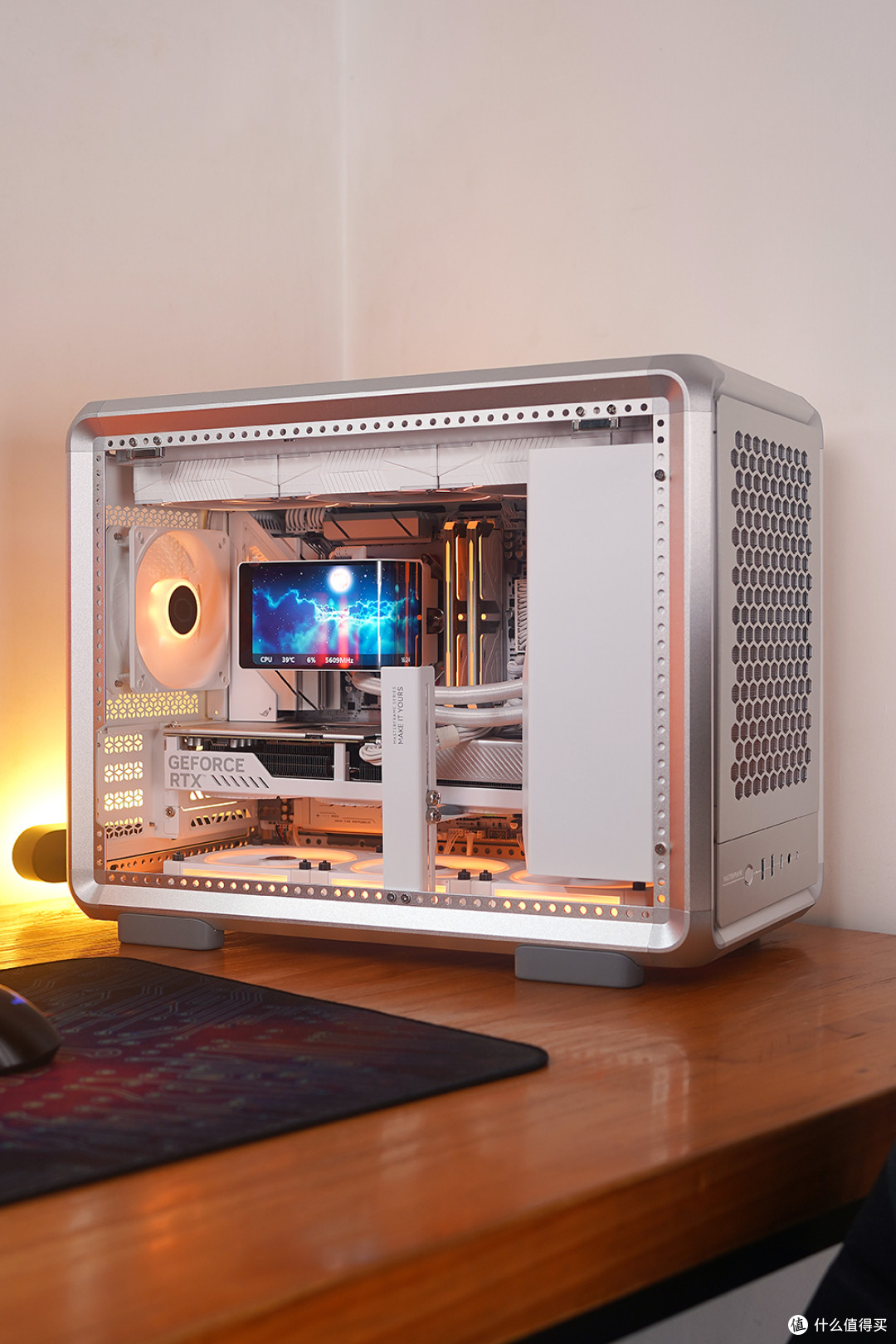 双12装机方案:吹雪B850G+RTX 5070+9900X+酷冷MF400机箱装机分享