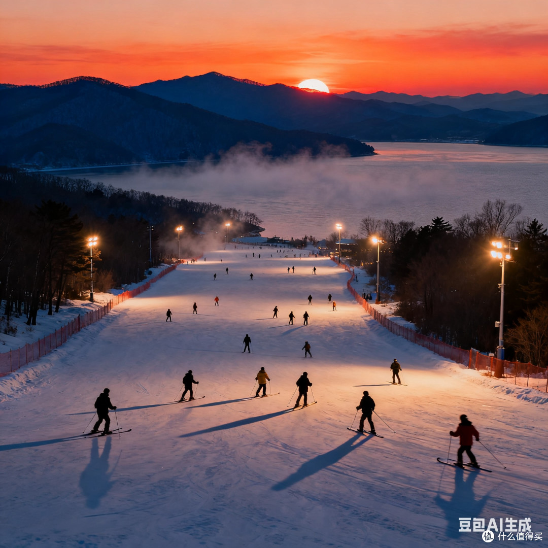 吉林松花湖雪场,滑雪爱好者的天堂