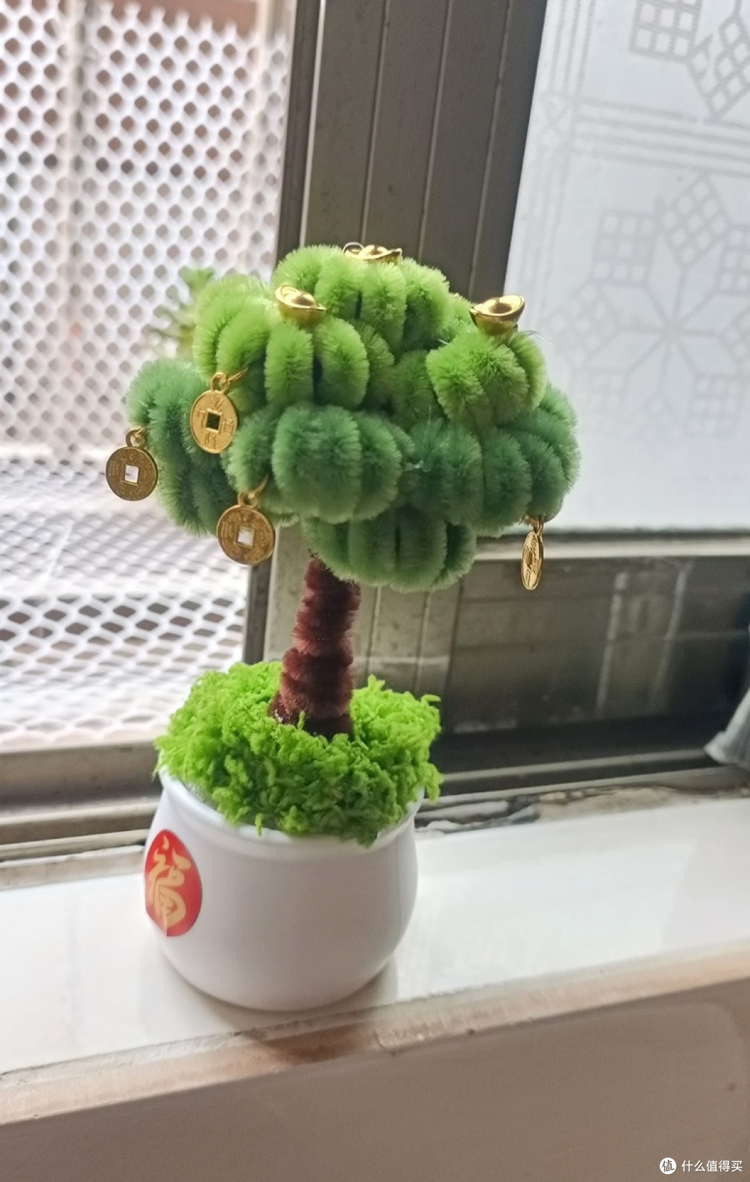 手作治愈时刻｜扭扭棒发财树DIY，萌趣满桌好寓意