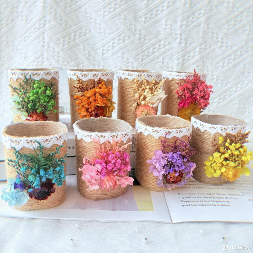 手作治愈时刻|干花笔筒DIY,定格美好满溢温情
