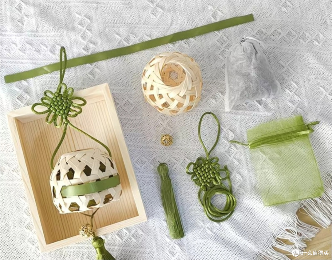 手作治愈时刻|竹笼香包DIY,藏满新年暖意与安康