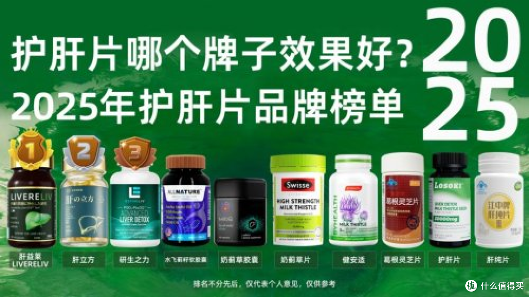 护肝片哪个牌子效果最好?2025年排名前十护肝产品评测