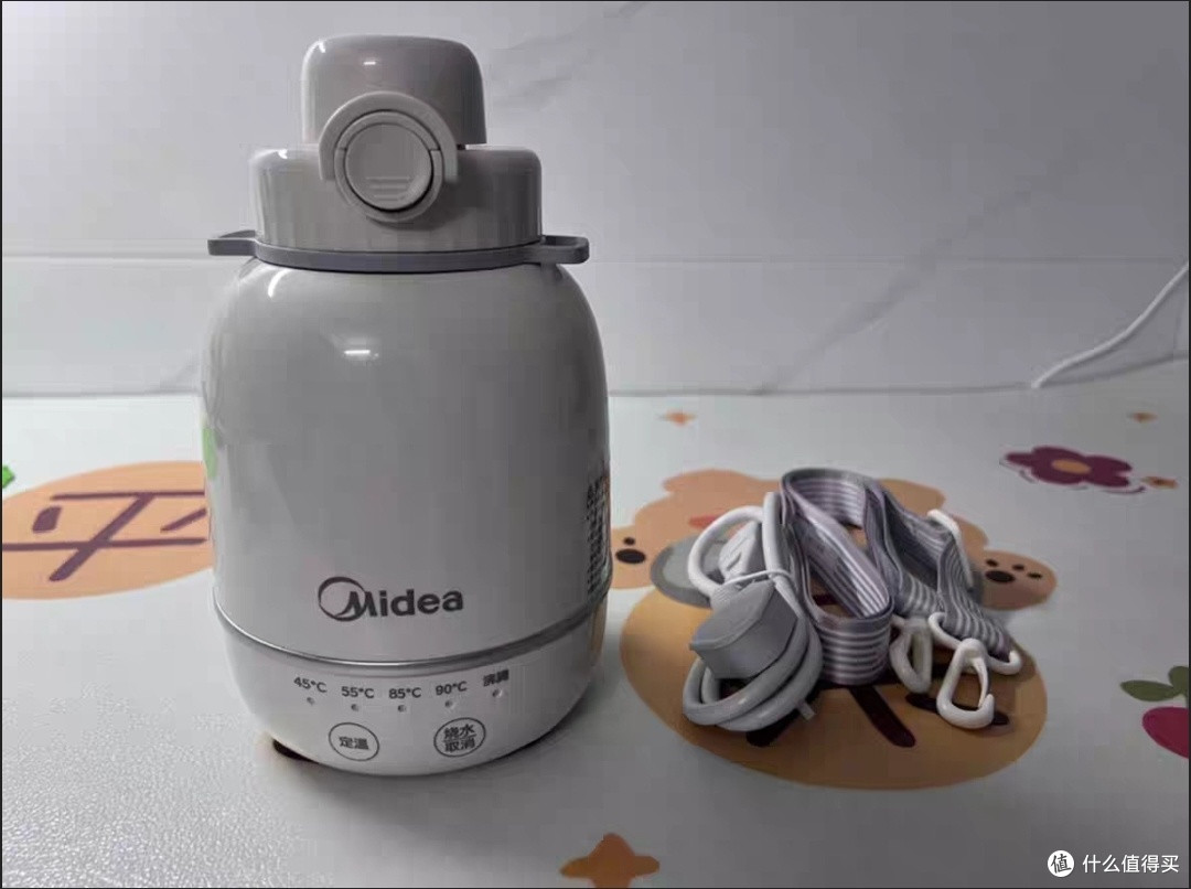 美的电热水壶,便携烧水神器,5档调温超实用!