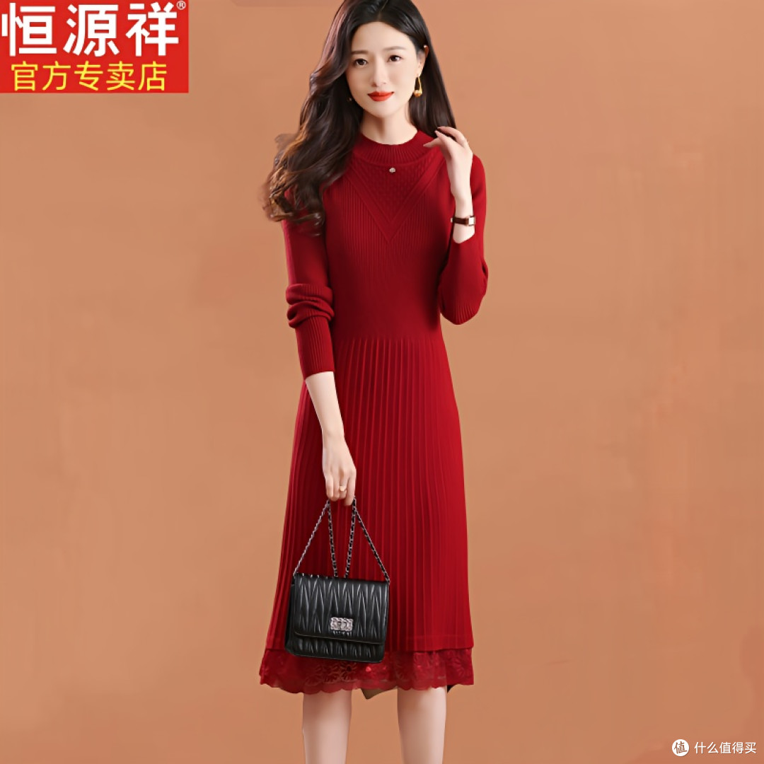 冬季旅行保暖又好看的羊毛连衣裙