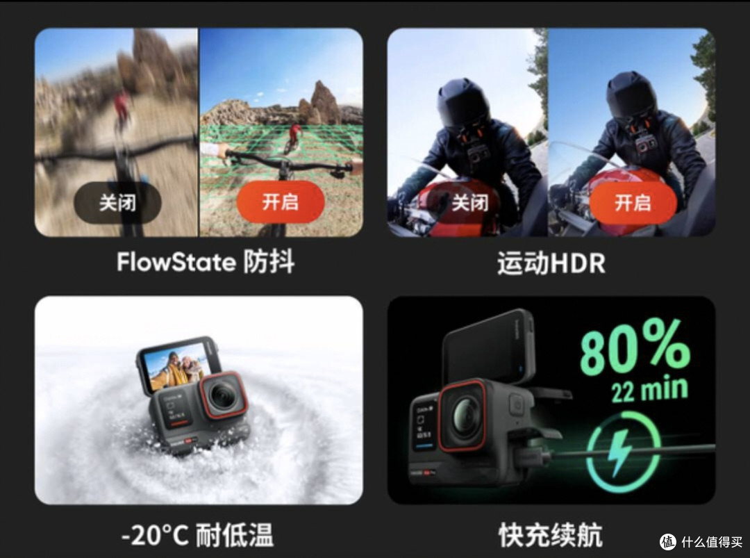 影石Ace Pro运动相机,滑雪vlog拍摄神器