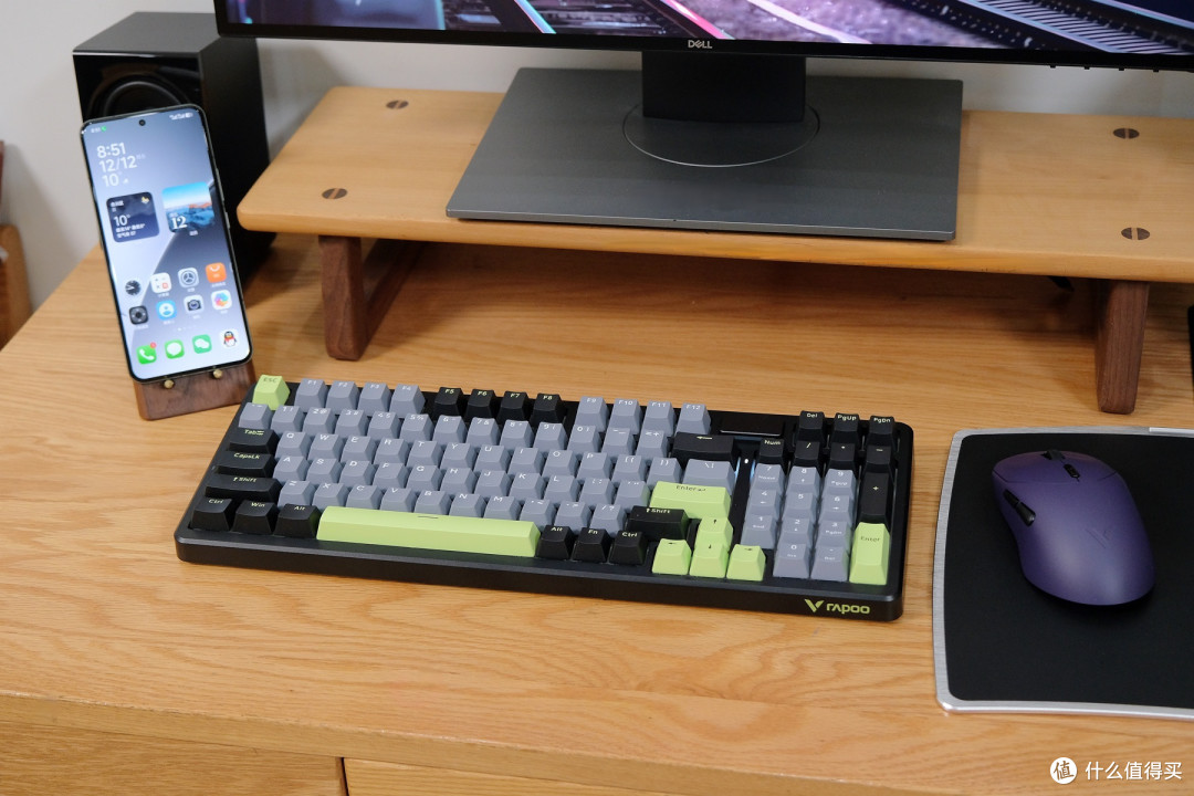 最强续航无线键鼠套装，雷柏V700DIY-98长续航版+VT9满足所有需求