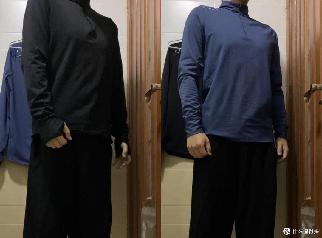 30元PDD迪卡侬KALENJI加绒速干衣开箱，对比贵50官网货有区别吗
