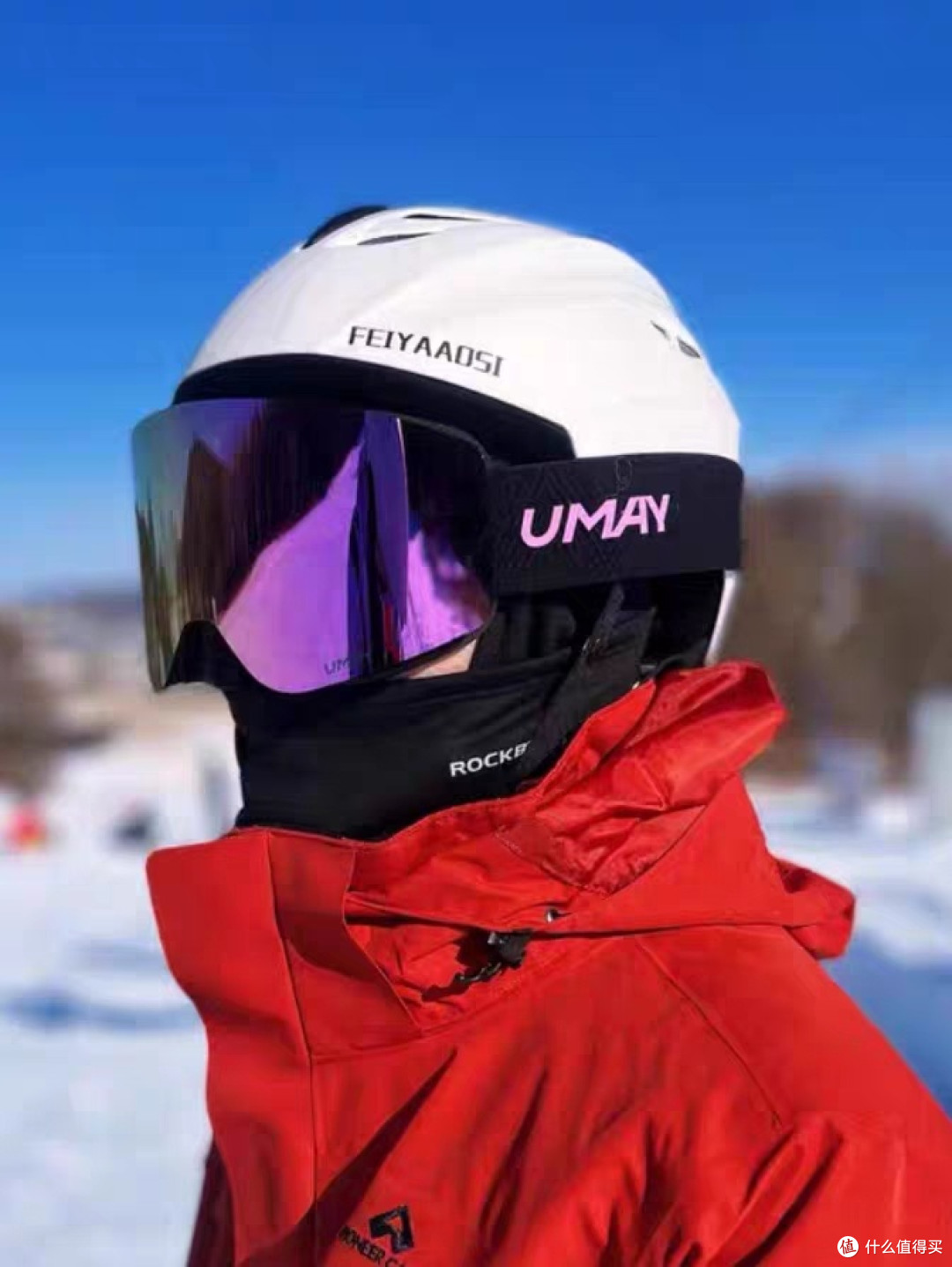 佑美Umay变色滑雪镜双层磁吸