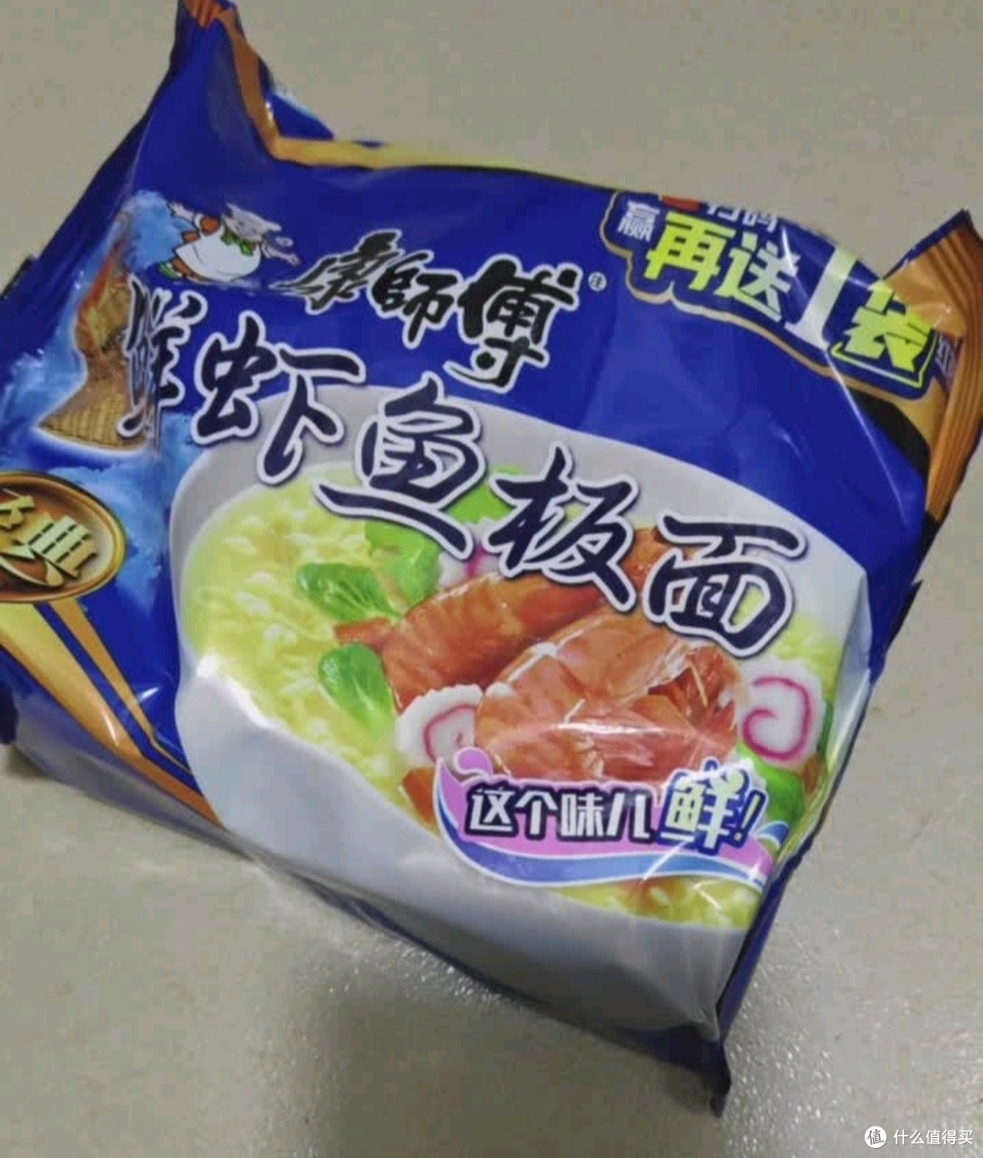 经典鲜味记忆：康师傅鲜虾鱼板面