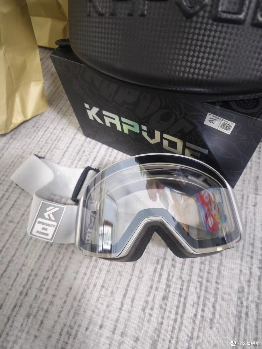KAPVOE宇宙翻盖变色滑雪镜