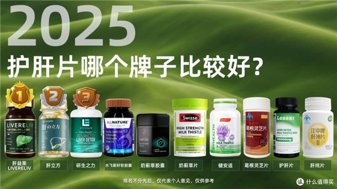 护肝片哪个牌子又好又安全?水飞蓟宾护肝产品2025年实测排名