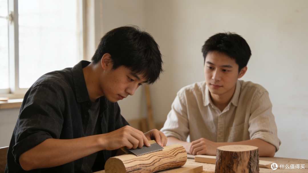 指尖琢木,藏于木作中的男生治愈时光