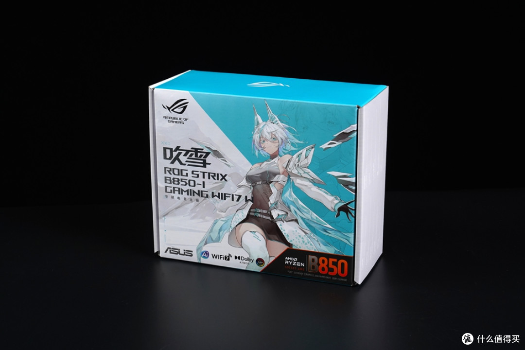 ROG STRIX B850-I GAMING WIFI7 W “迷你吹雪”开箱体验!