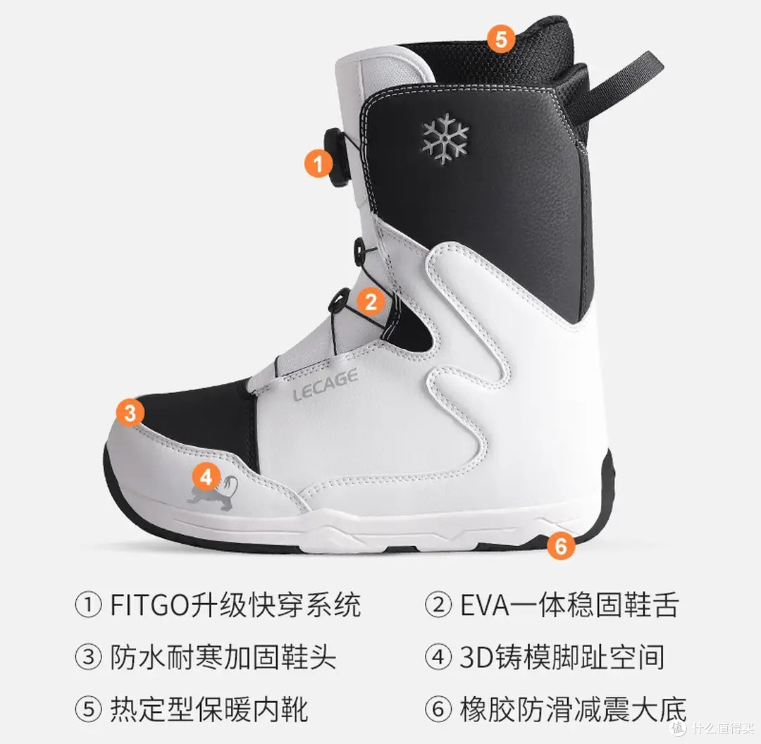 滑雪党本命装备:乐凯奇单板雪靴真的香