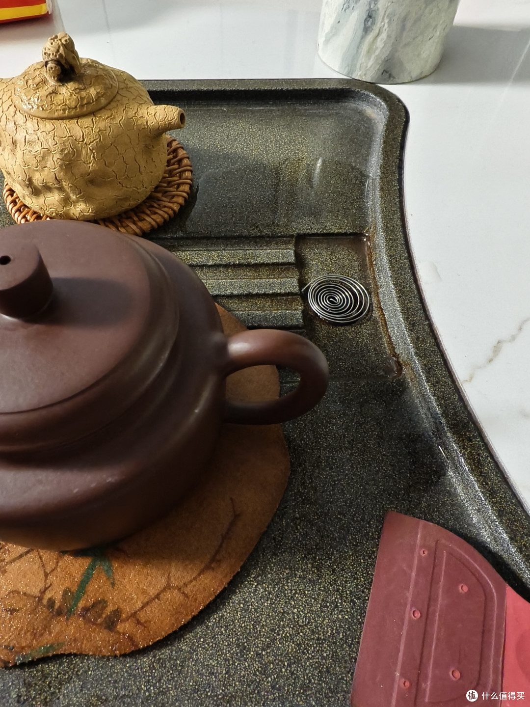 茶桌排水图