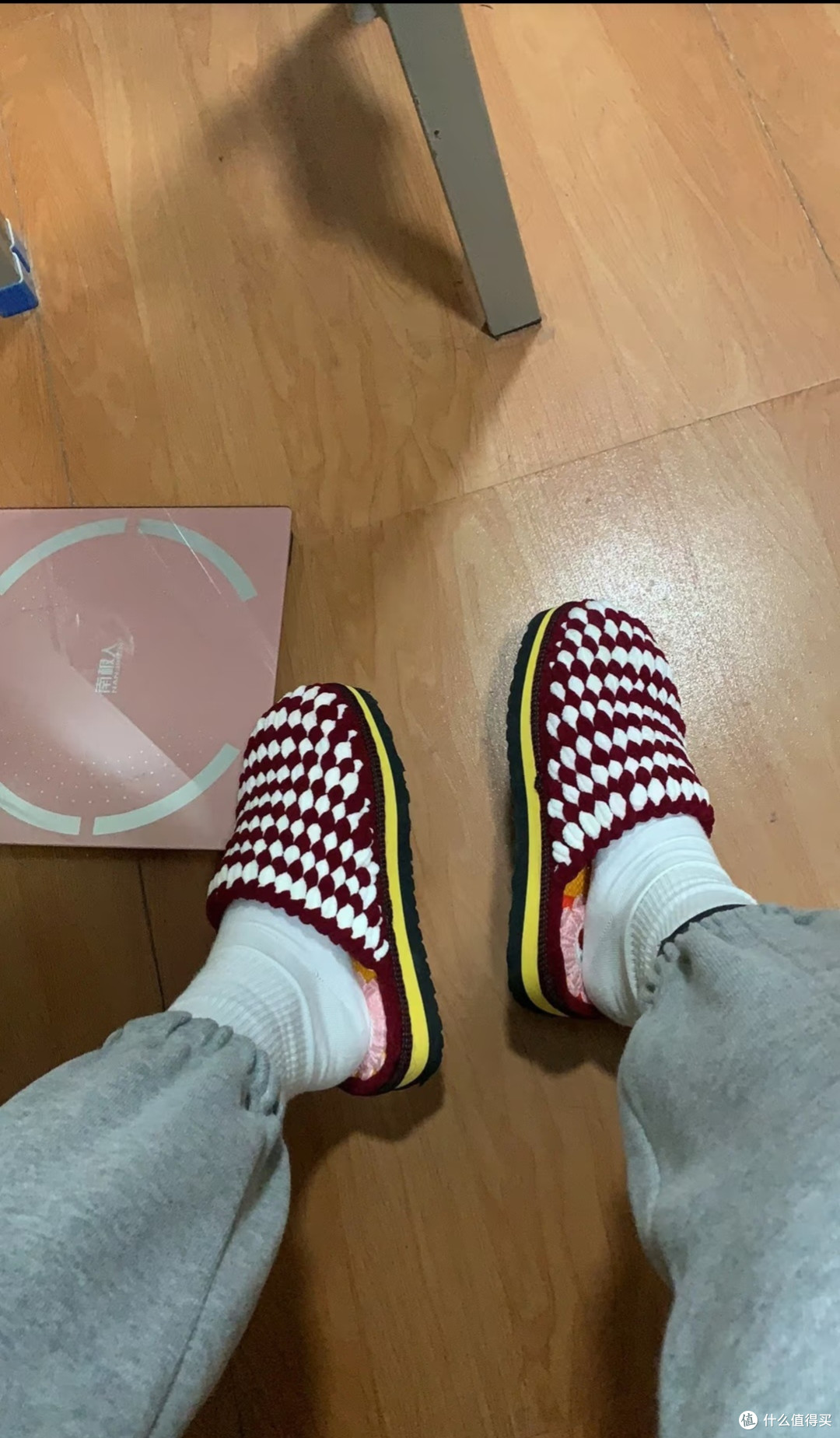 冬天的第一双手工毛拖
