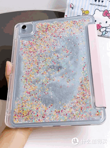iPad Air7星闪流沙粉壳💗女同事的少女心直接原地爆炸✨