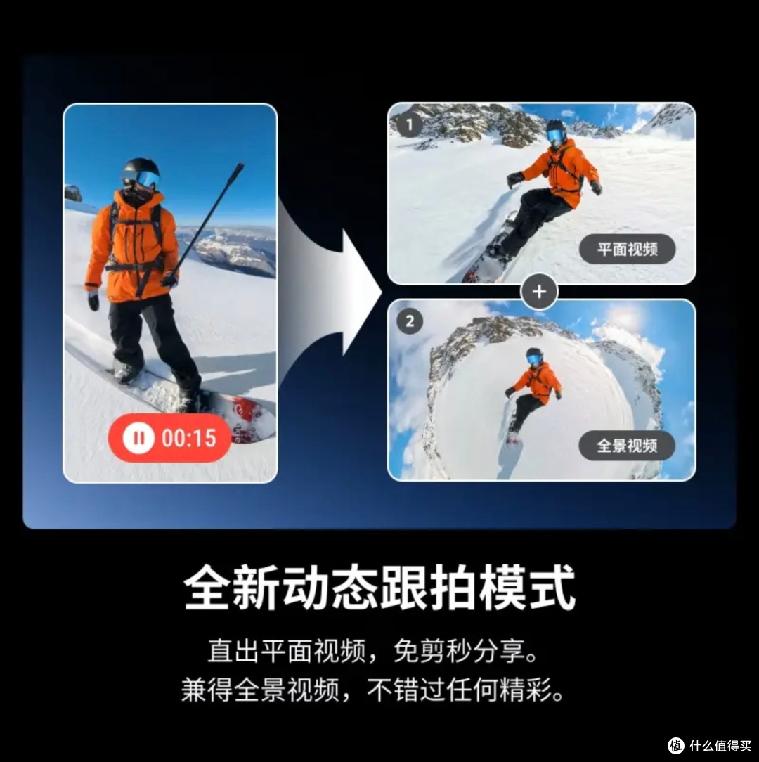 8K全景定格雪境狂欢:Insta360 X5,滑雪拍摄的全能影像搭档