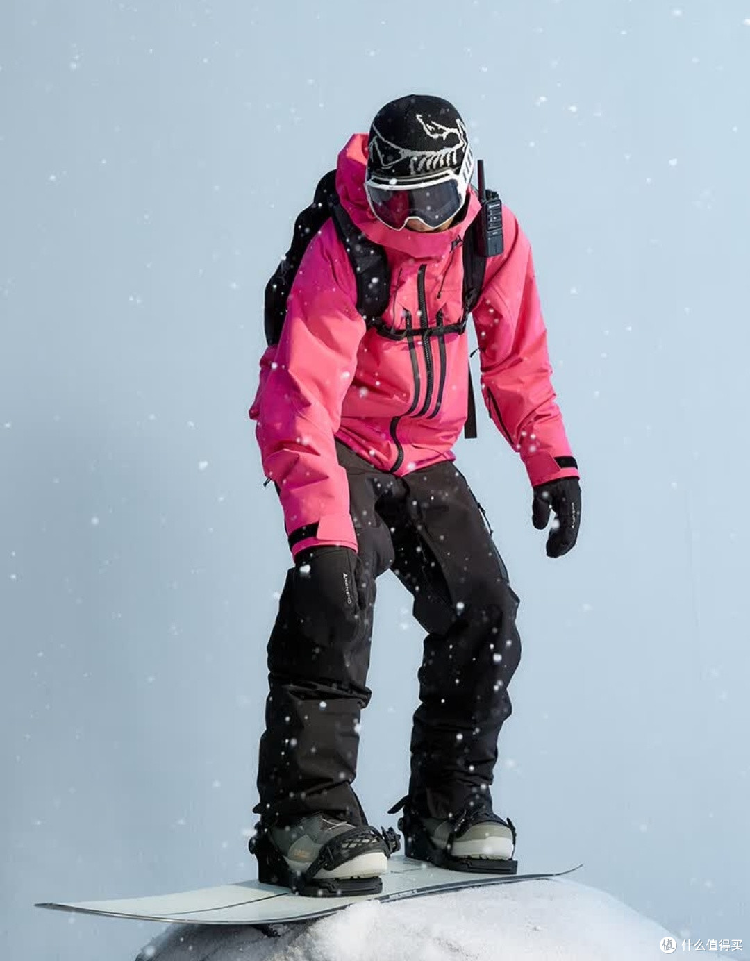 雪场紫调战神!南恩雾淞3L压胶滑雪服实测