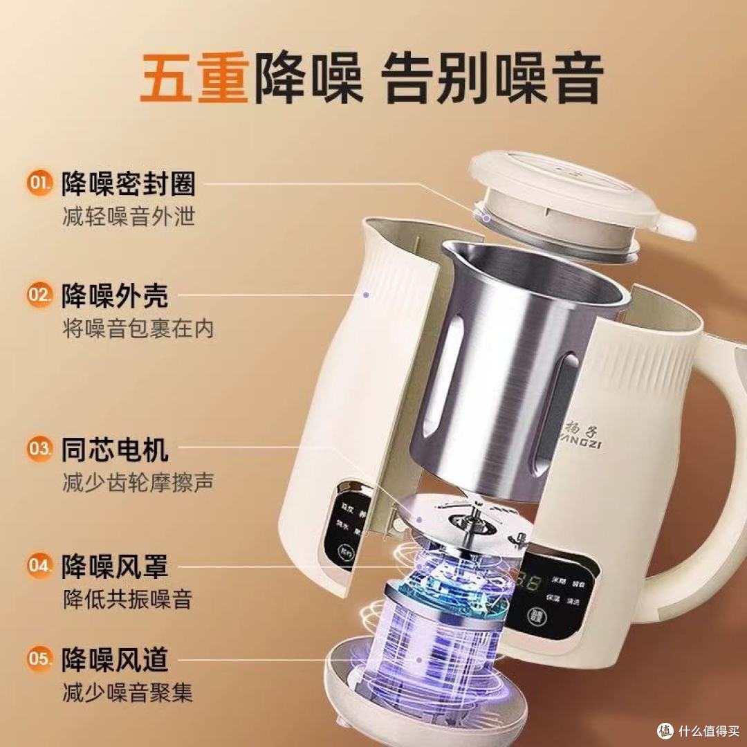 被扬子破壁机封神了！静音到离谱，全家需求一台搞定✨