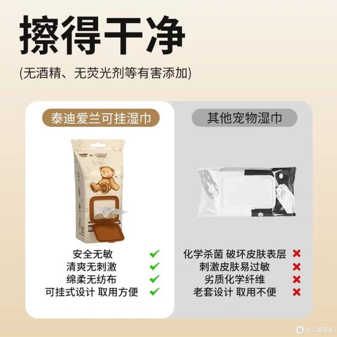 谁懂啊!泰迪熊联名宠物湿巾把我家毛孩子拿捏了🐻