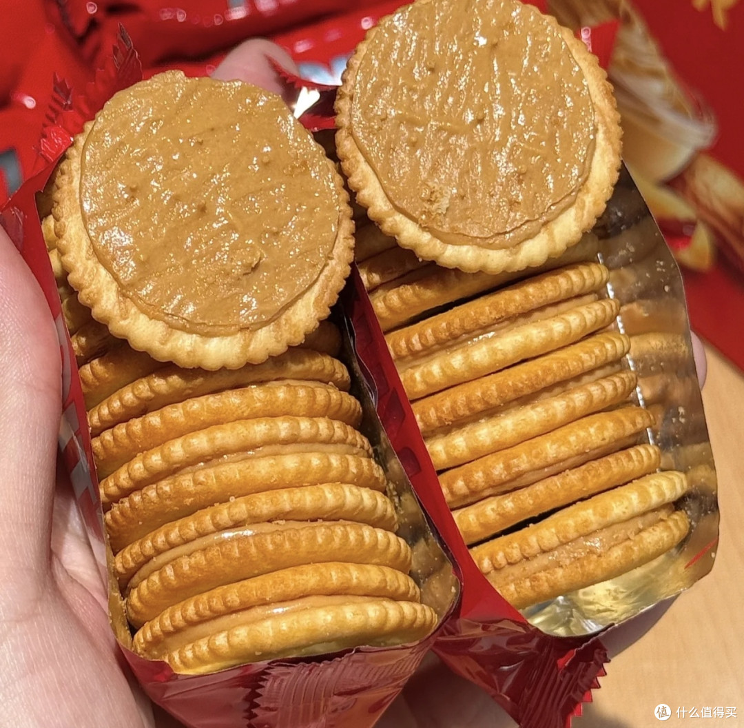 双旦零食清单:乐之山姆特供花生酱饼干