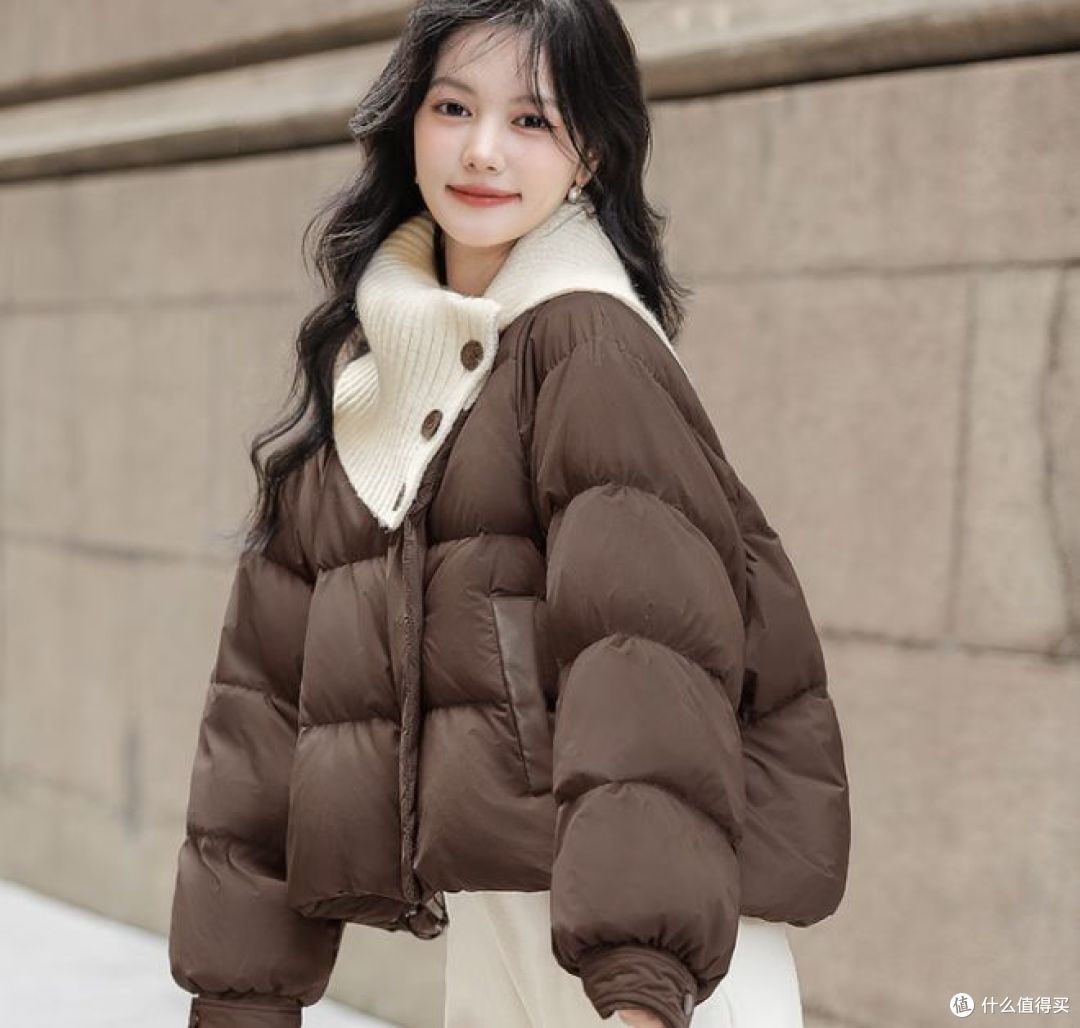 2025冬季新款丝柏舍短款羽绒服,时尚宽松百搭!