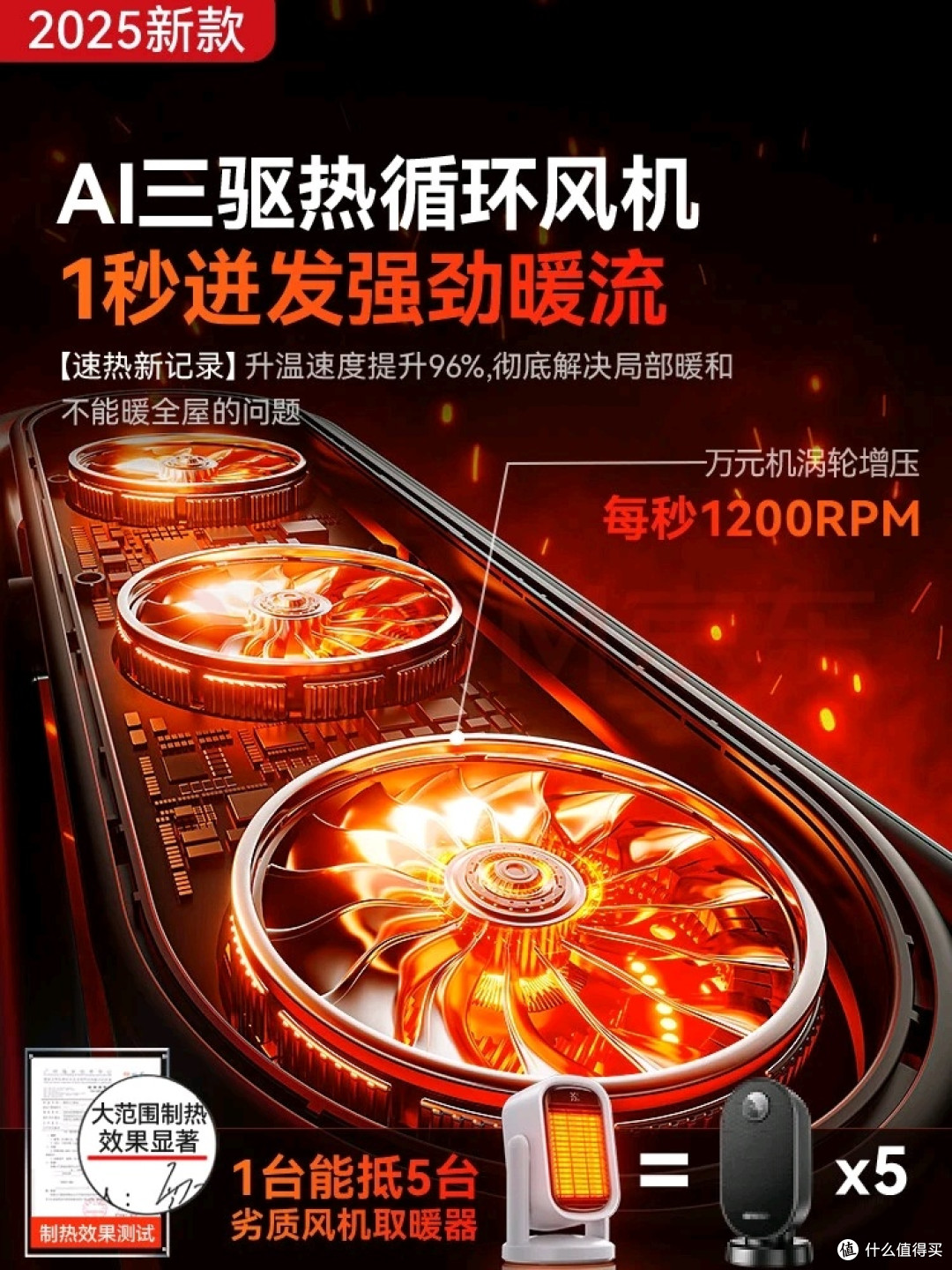 【德国进口丨速热省电王】取暖器石墨烯暖风机家用 不错的选择