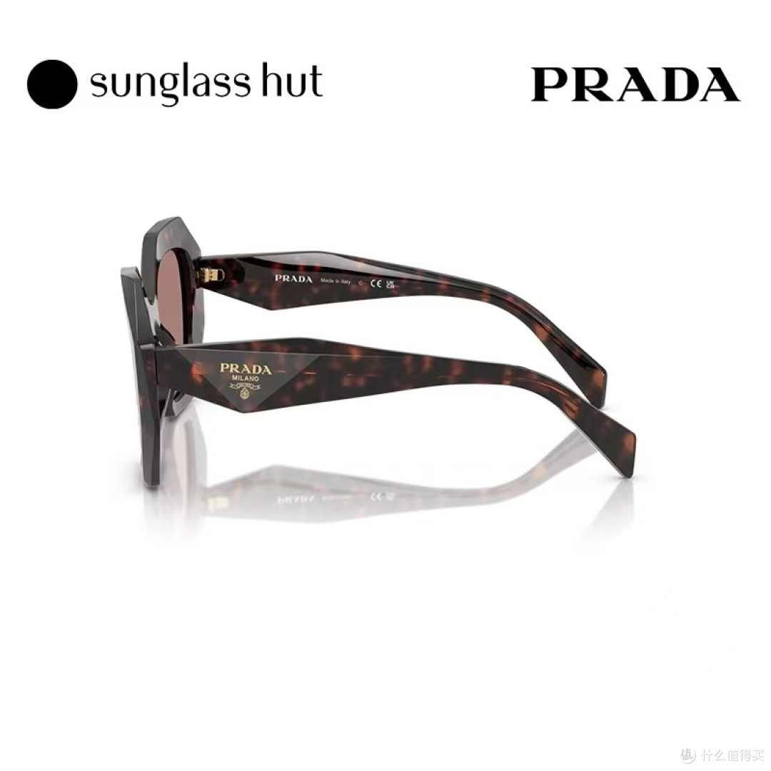 PRADA不规则墨镜封神!圆脸方脸秒变巴掌脸,全场景百搭王💥