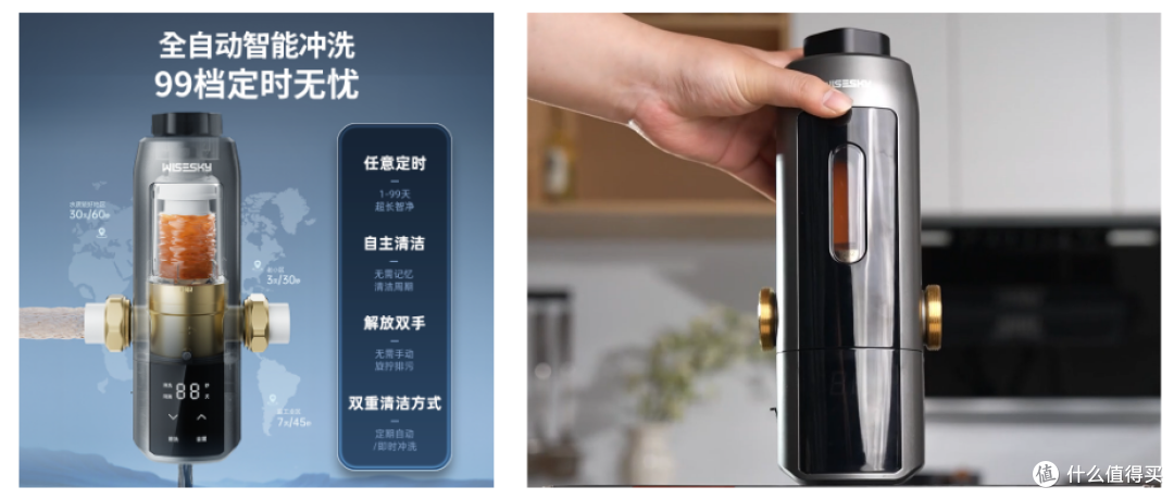 韦思卡尔80T PRO全自动款反重力前置过滤器