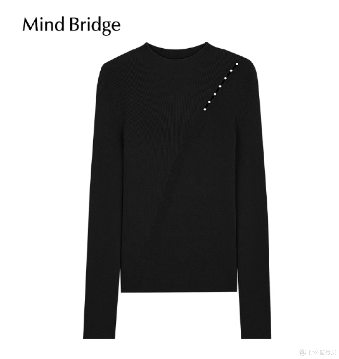 MindBridge可机洗羊毛衫|2025秋本命内搭!显瘦不扎还省心✨