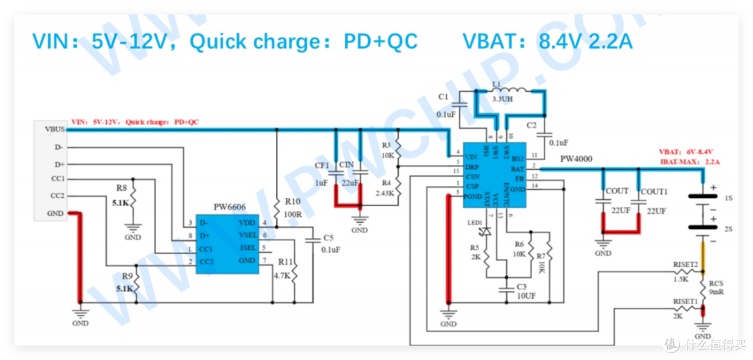 两节串联锂电池充电管理芯片,5V USB至PD快充全覆盖解析