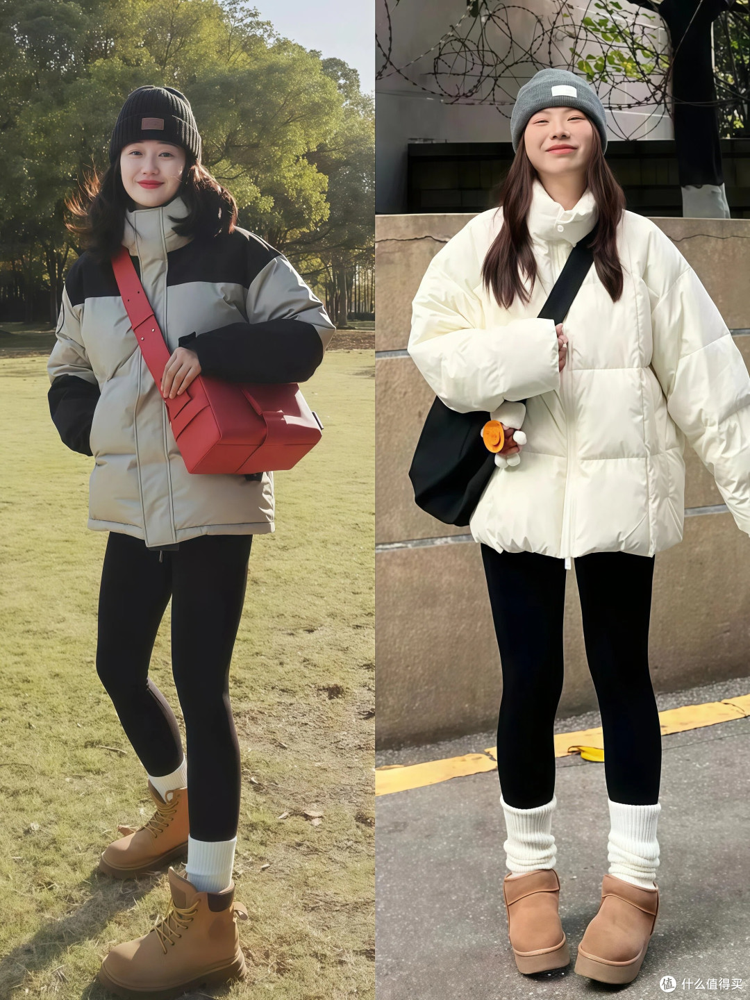 很多人都在穿的“冬服+瑜伽裤”，显高修饰身材，穿上身时髦保暖
