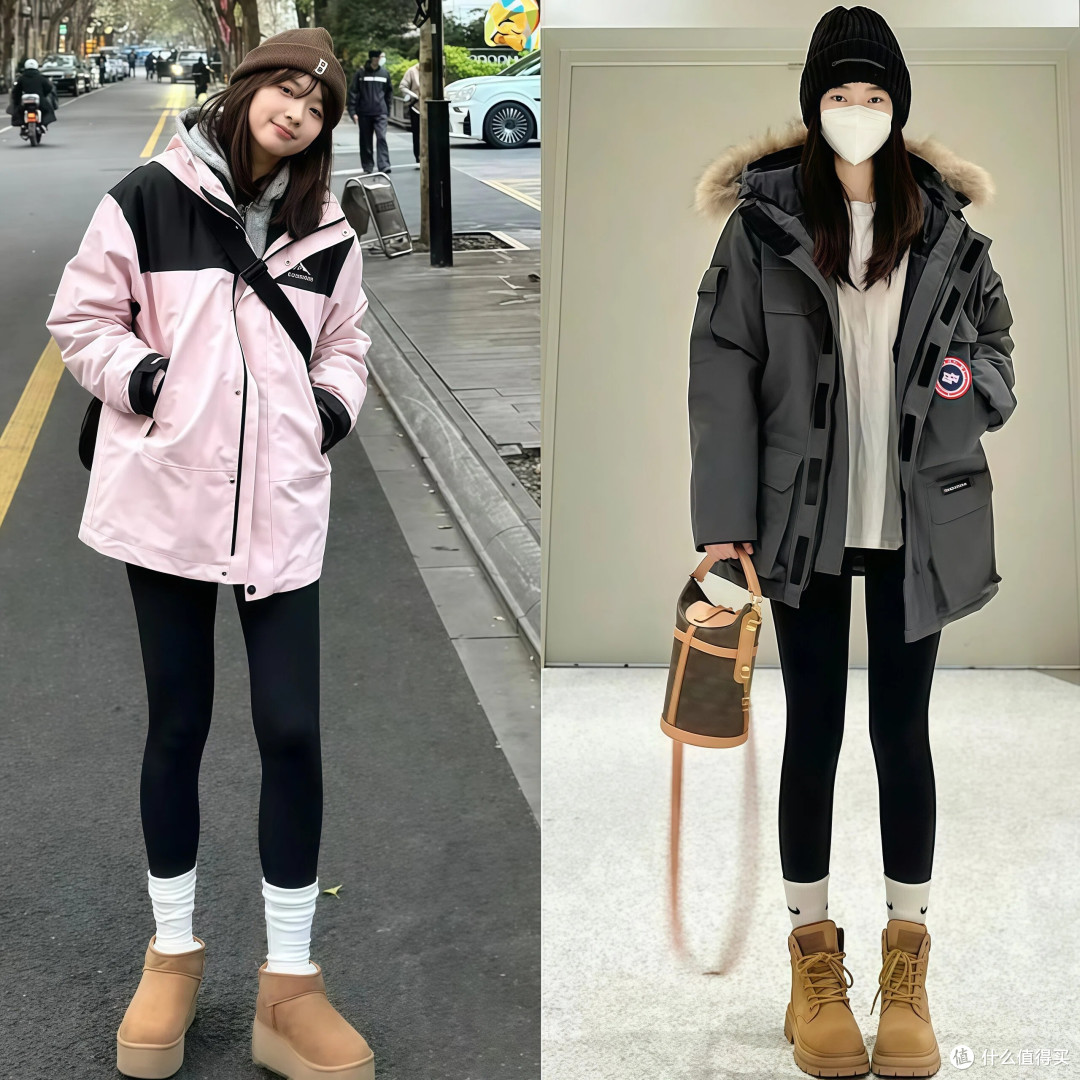 很多人都在穿的“冬服+瑜伽裤”，显高修饰身材，穿上身时髦保暖