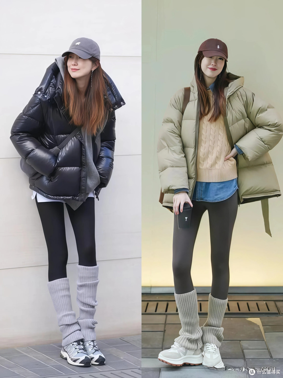 很多人都在穿的“冬服+瑜伽裤”，显高修饰身材，穿上身时髦保暖