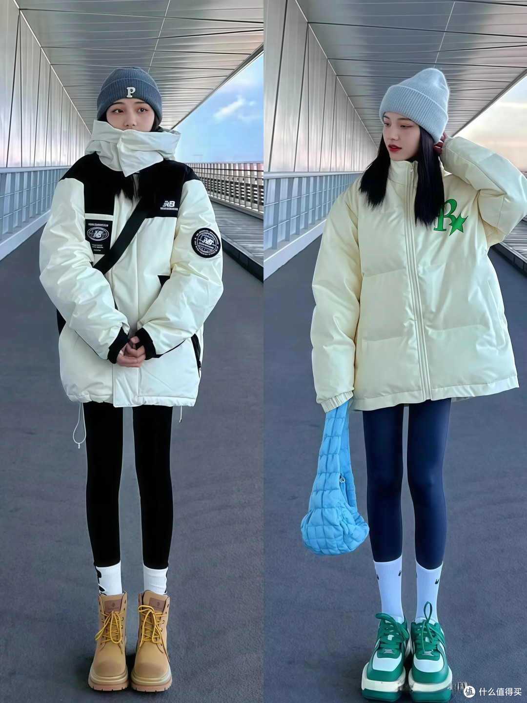 很多人都在穿的“冬服+瑜伽裤”，显高修饰身材，穿上身时髦保暖